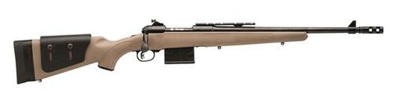 Image of Savage Model 11 Scout, .308 Win, 18", 10rd, Muzzle Brake, FDE, Adjustable Stock