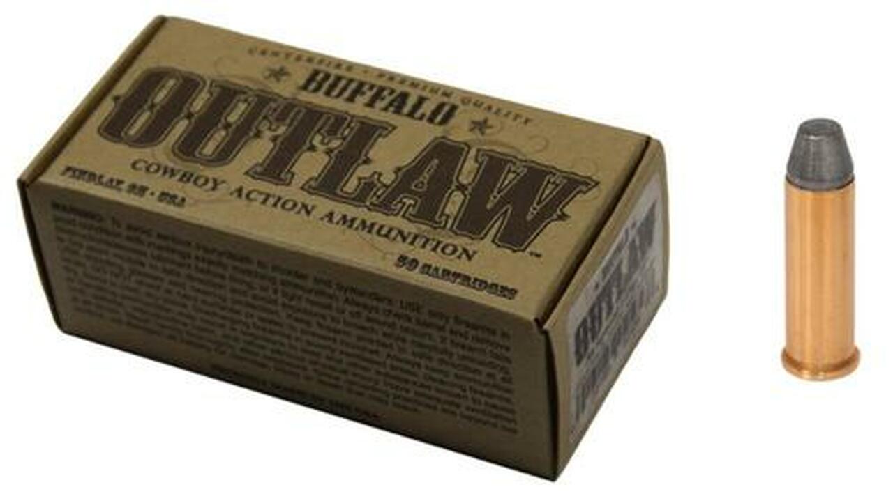 Image of Buffalo Cartridge Outlaw 38 Special 125gr, Lead Round Nose Flat Point 50rd/Box