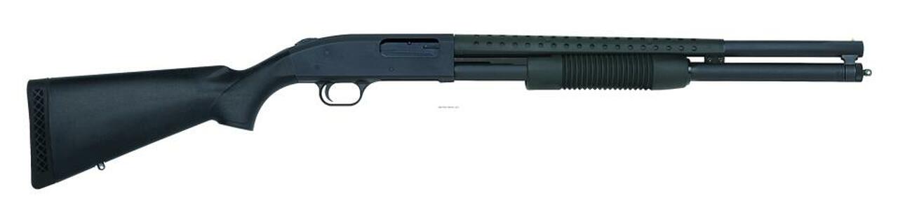 Image of Mossberg M500 Pump Shotgun 8-Shot 12 ga, 20" Barrel, bead sight, heat shield