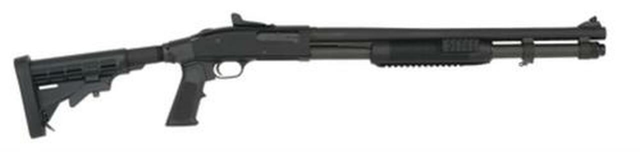 Image of Mossberg Model 590A1 Tri-Rail 12 Ga 20" Barrel Six-Position Adjustable Stock 8 Round