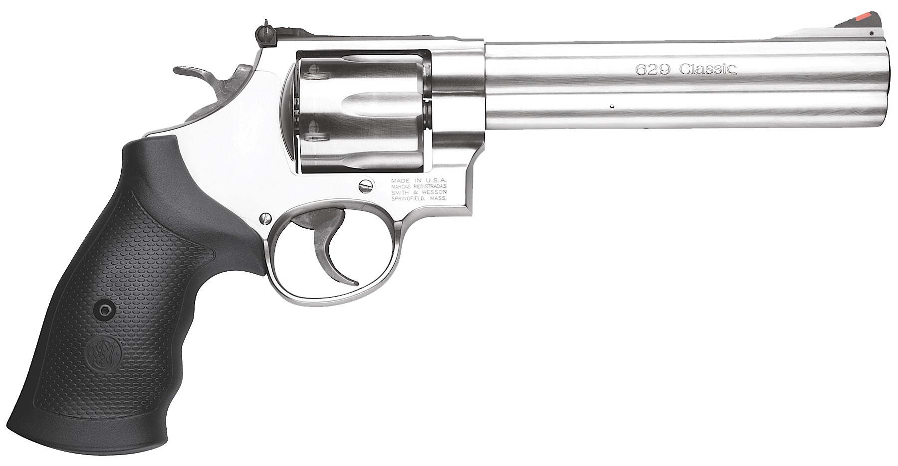 Image of Smith & Wesson 629 Classic 44 Mag 6.5" Barrel Rubber Grip Matte SS Finish