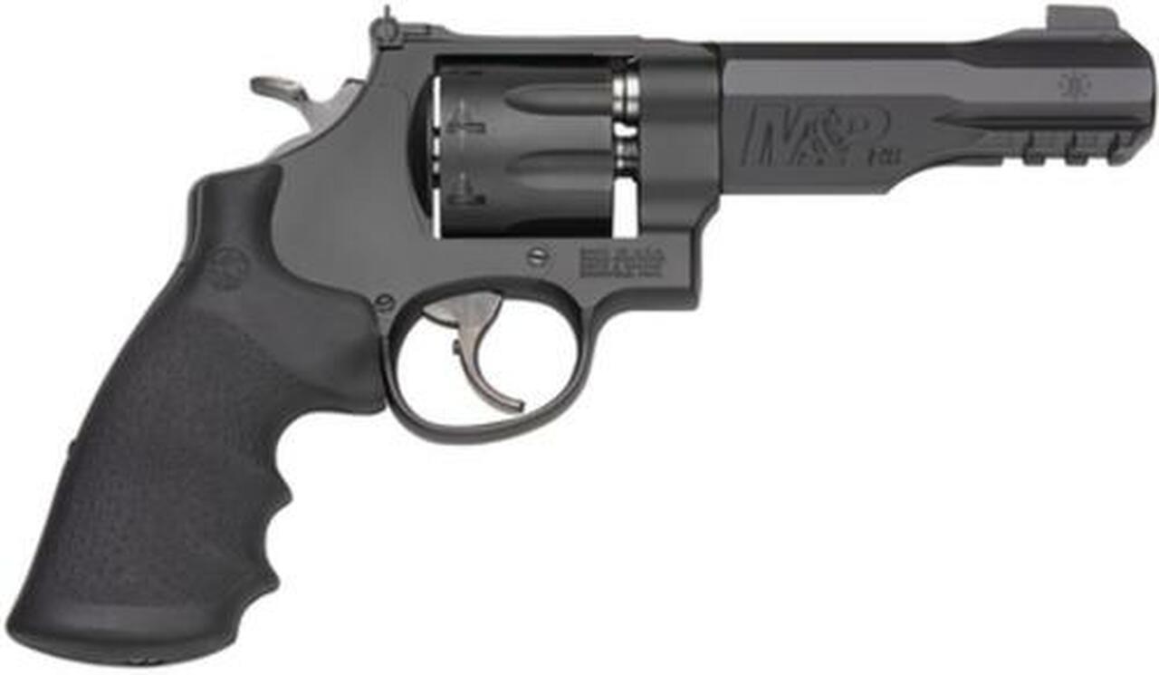 Image of Smith & Wesson 327 M&P R8 Performance Center 357 Mag, 5" Barrel, Rubber Grip, Black, 8rd
