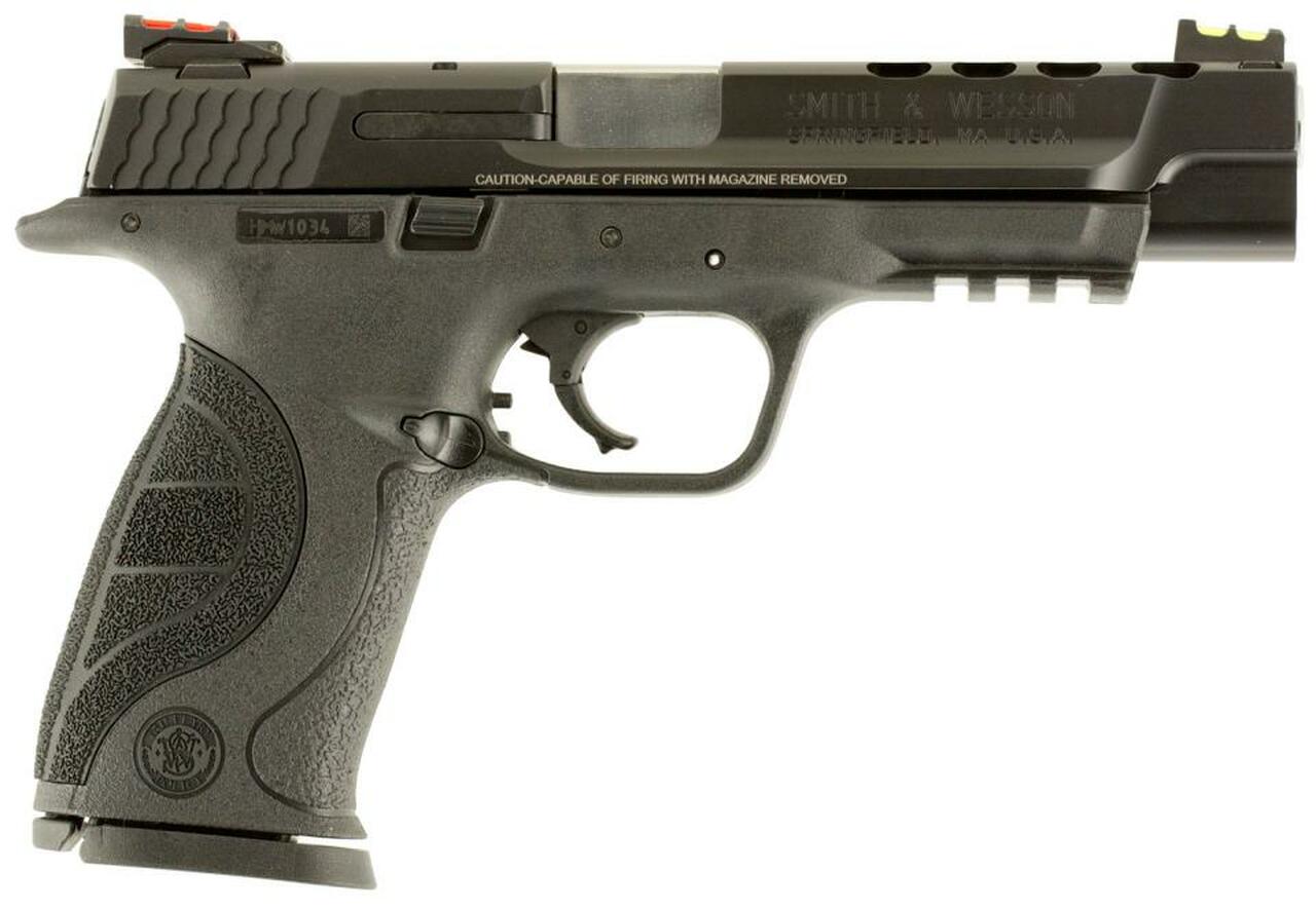 Image of Smith & Wesson M&P 9 9mm Perfromance Center 5" Ported Barrel Fiber Optic Sights 17 Rd Mag