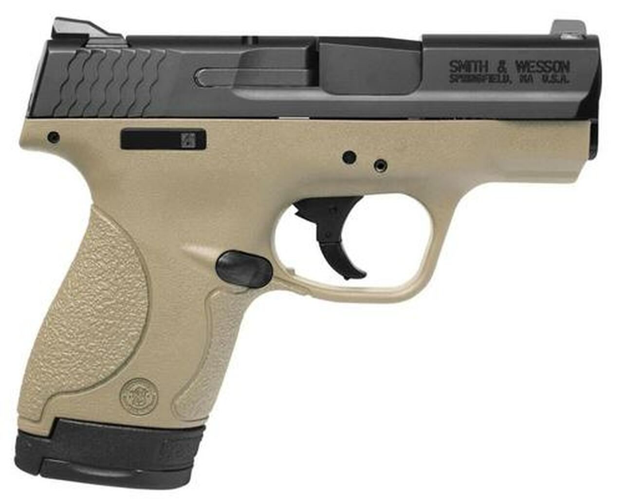 Image of Smith & Wesson M&P Shield 9mm 3" Barrel Flat Dark Earth 7rd & 8rd Mag