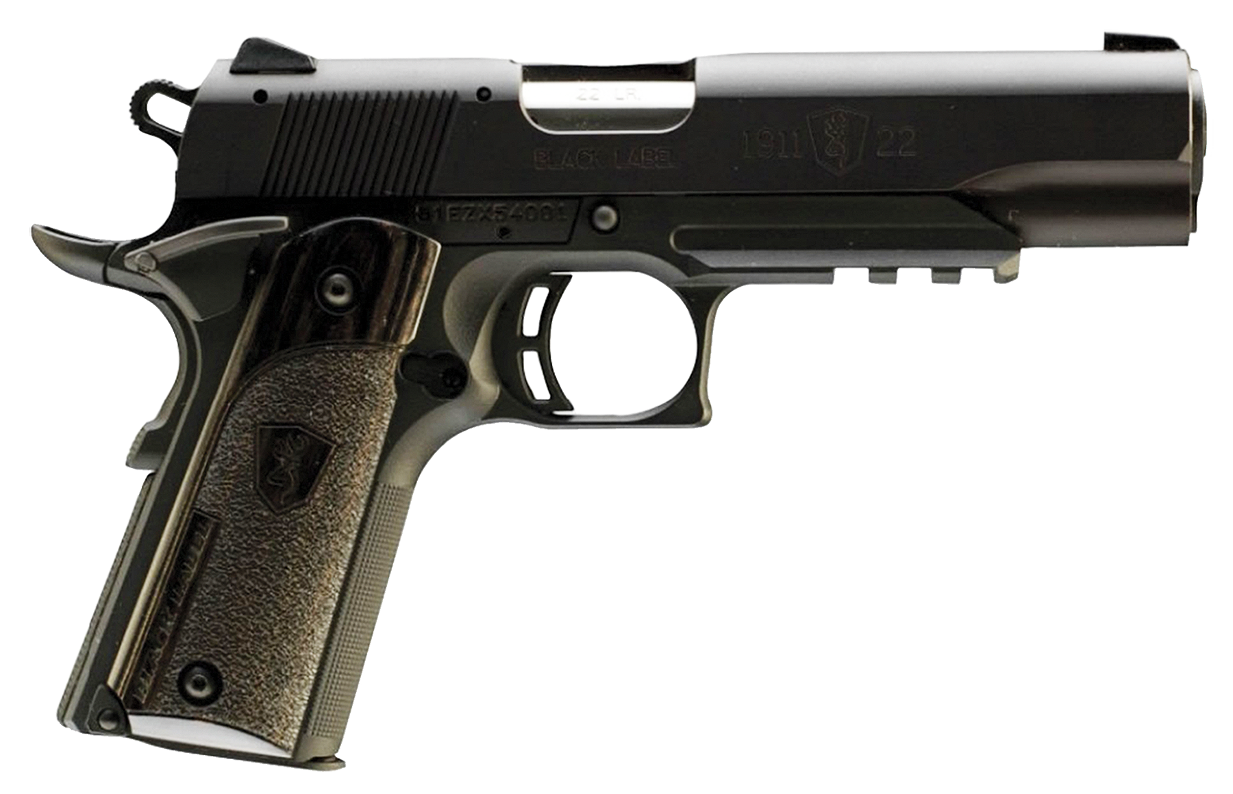Image of BROWNING 1911-22 BLACK LABEL WITH RAIL