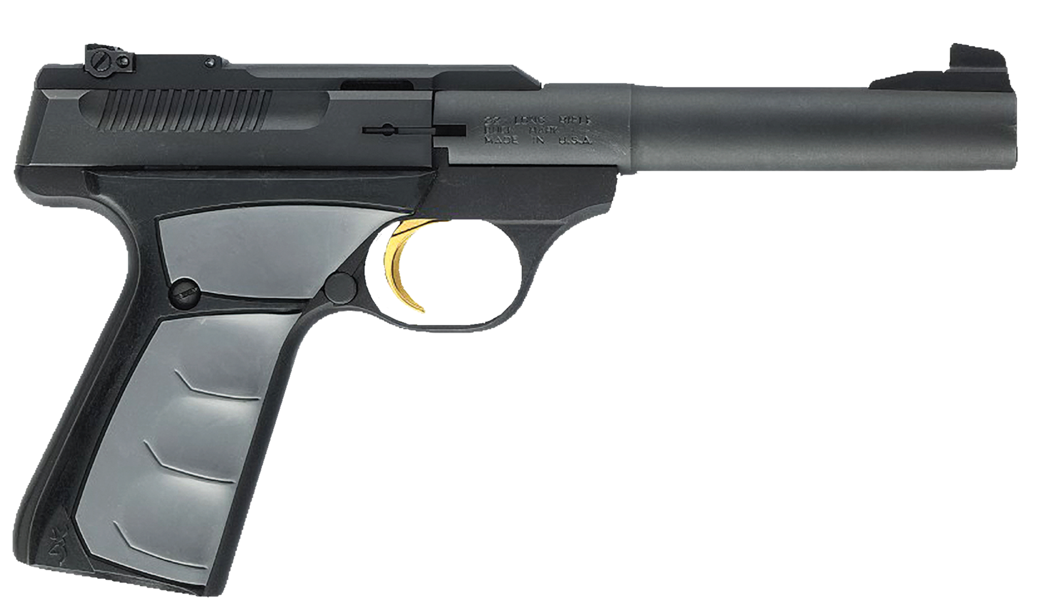 Image of Browning Buck Mark Camper UFX .22LR 5.5" Tapered Bull Barrel, UFX Ambidextrous Grips 10 Rd Mag