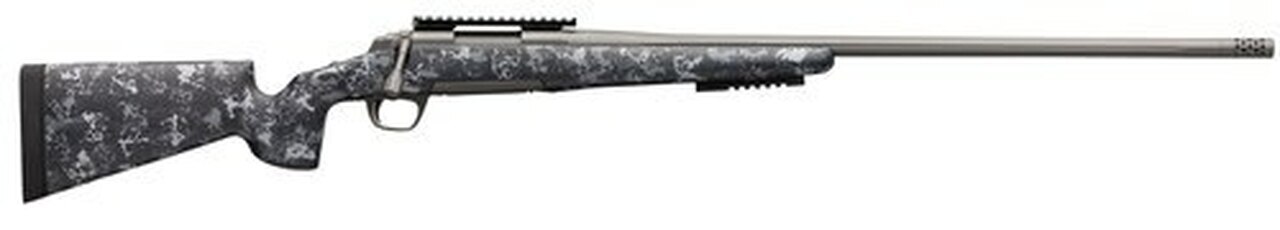 Image of Browning X-Bolt Hells Canyon Long Range 6.5 Creedmoor, 26" Barrel, Urban Carbon Ambush McMillan Game Scout Stock, Tungsten, 4rd