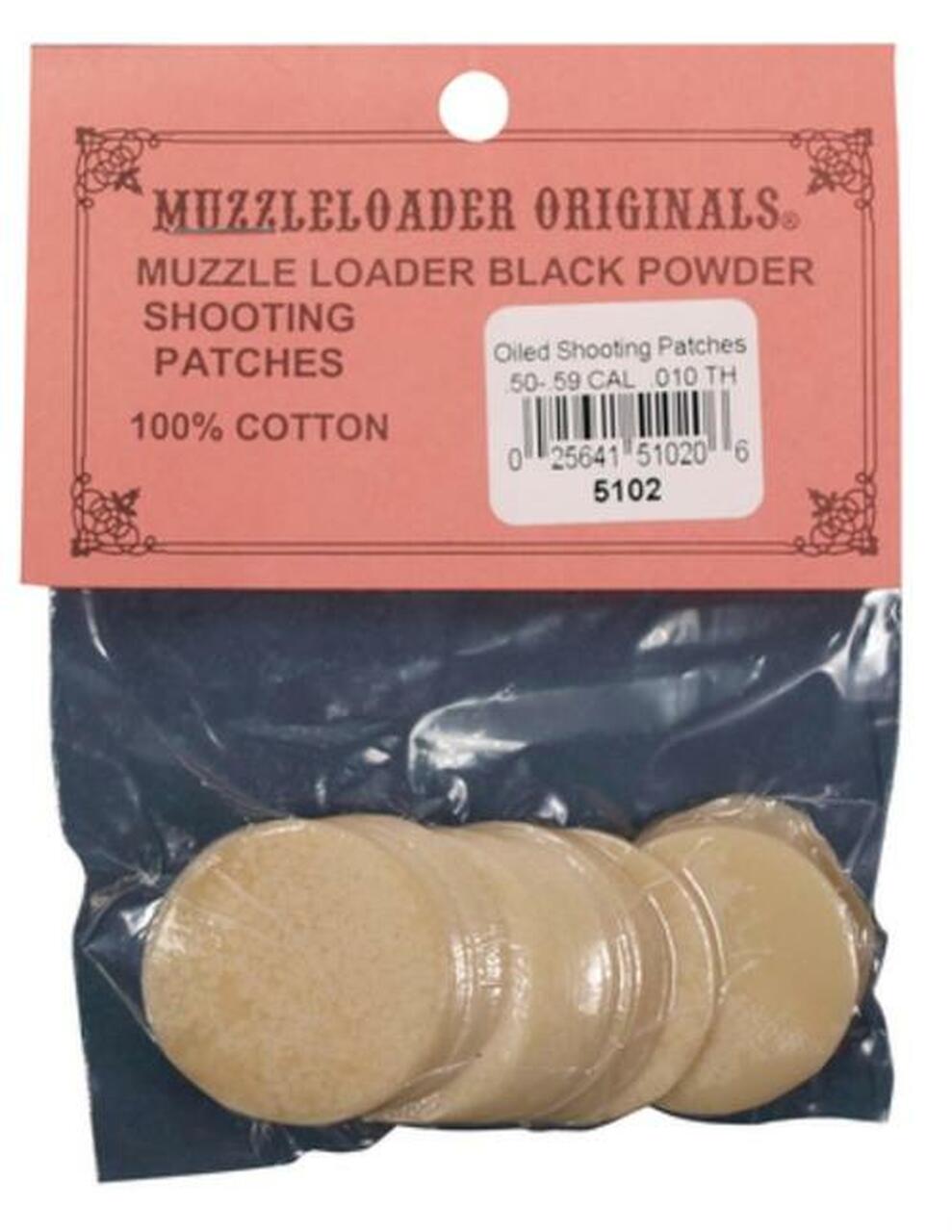 Image of Southern Bloomer Oiled Patches .50-.59 Caliber