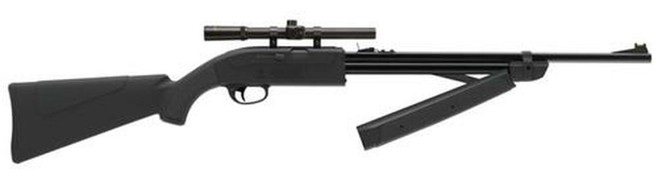 Image of Crosman Legacy 1000 Air Rifle Bolt .177 Pellet/BB Black