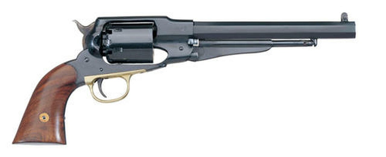 Image of Uberti 1858 New Army Revolver .44 Black Powder 8" Barrel Blue Steel Frame & B/S, Brass Trigger Guard