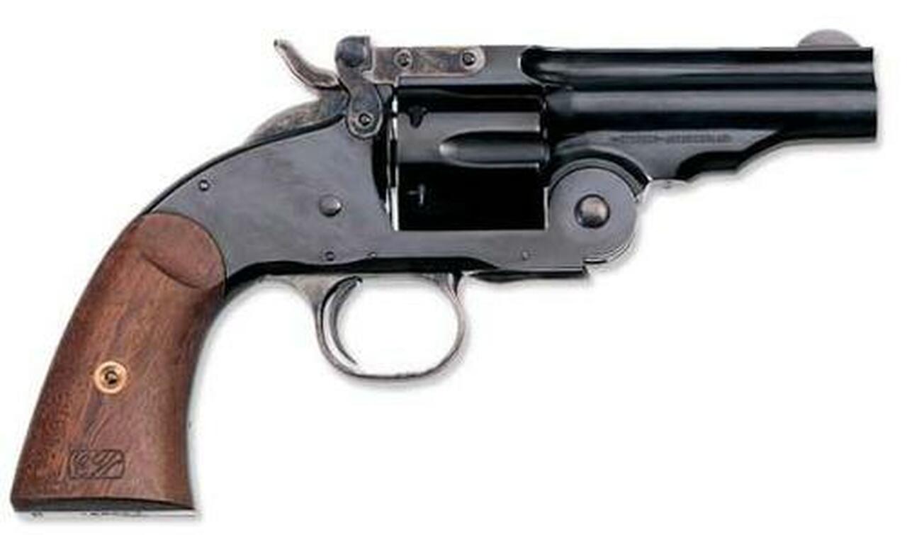 Image of Uberti 1875 No 3 2nd Model Top Break, .45 Colt, 3.5", Blued, Walnut Grip