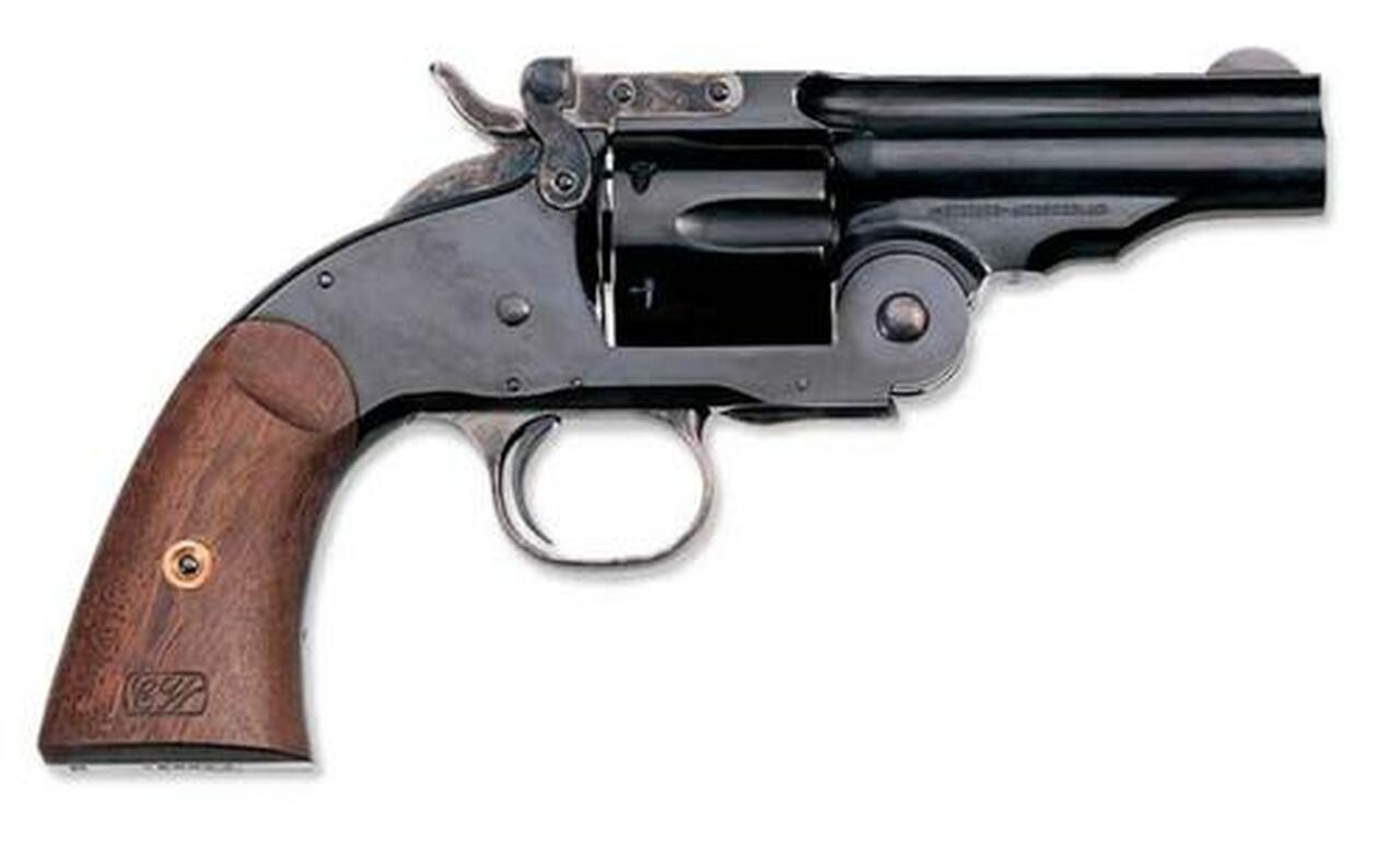 Image of Uberti 1875 No 3 2nd Model Top Break, .45 Colt, 5", Blued, Walnut Grips