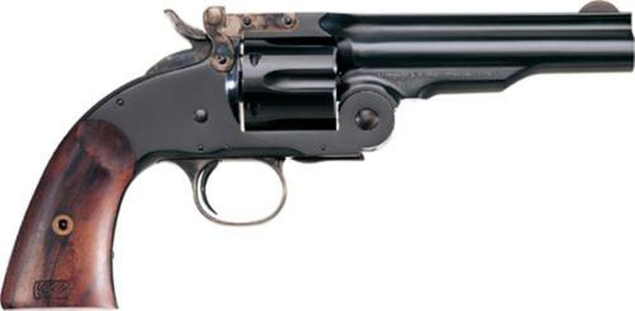 Image of Uberti No. 3 2nd Model Top Break, .38 Special, 5", Blued, Walnut Grip