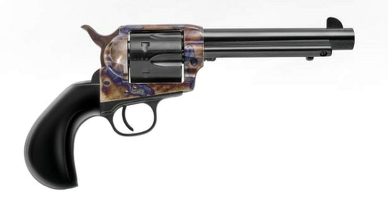 Image of Uberti Bonney 1873 Single Action New Model, .45 Colt, 5.5", Blued/Case Hardened