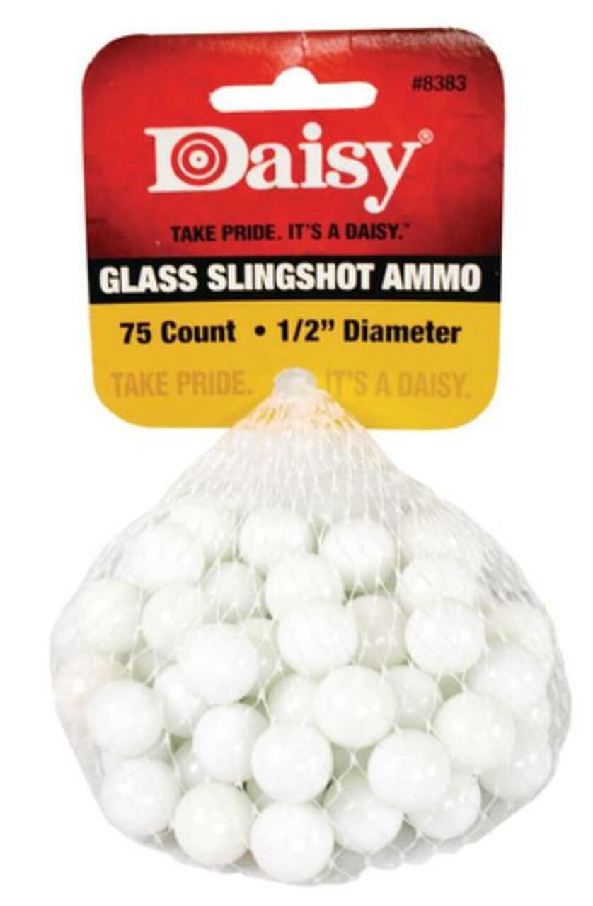 Image of Daisy Glass Slingshot Ammunition .50" 75 Per Pack