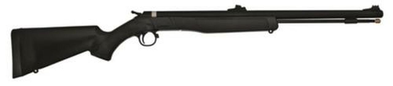 Image of Cva Wolf 209 Magnum .50 Caliber 24 Inch Blue Barrel Fiber Optic Sights Black Stock