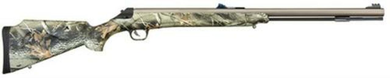 Image of Thompson Center 'Impact' Muzzle Loader, 50 Cal, 26", Weather Shield Finish, Hardwoods Camo Stock