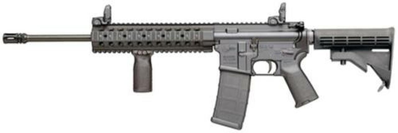 Image of Colt LT6720-R M4 AR-15 5.56/223 16" Barrel BUIS Sights, Troy Battle Rail Rogers Stock Magpul Furniture, 30 Round Mag