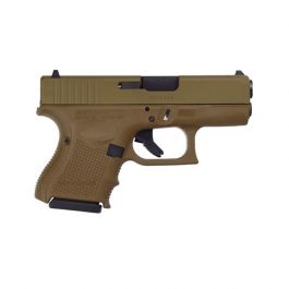 Image of Glock 26 Gen 4 9mm Pistol W/ FDE SlideFrame - PG2650204D Display Model