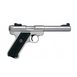 Image of Ruger Mark III Target Stainless Steel .22 LR 5.5" Bbl Pistol 10103