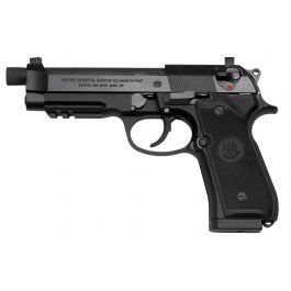 Image of Beretta 92A1 9mm Pistol 17 Round Semi Auto Suppressor Ready Pistol, Black - J9A9F101