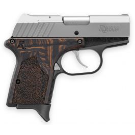 Image of Remington RM380 Micro Blue/Silver 380 ACP 6+1 Round Pistol, Anodized Black - 96246