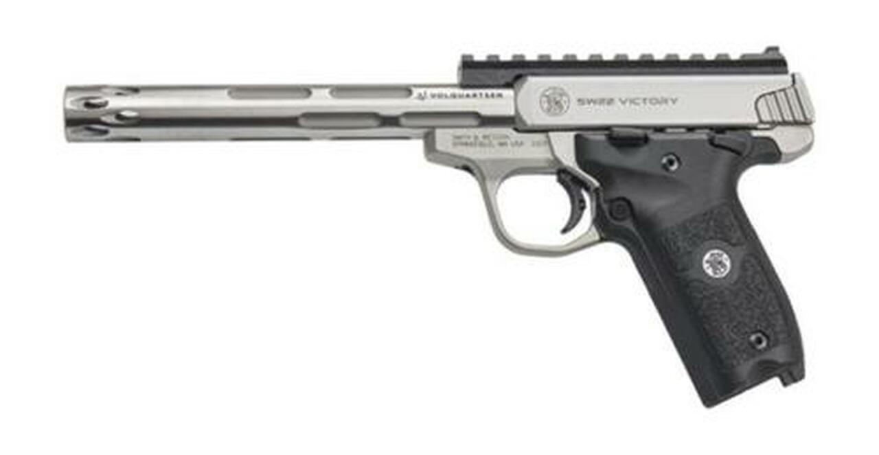 Image of Smith & Wesson Victory Pistol 22LR, Volquartsen I-Fluted Barrel Installed, 2 Mags