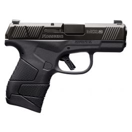 Image of Mossberg MC1sc TruGlo Tritium Pro Sights Subcompact 9mm 6 Flush-Fit/7 Extended Pistol, Matte Black - 89003