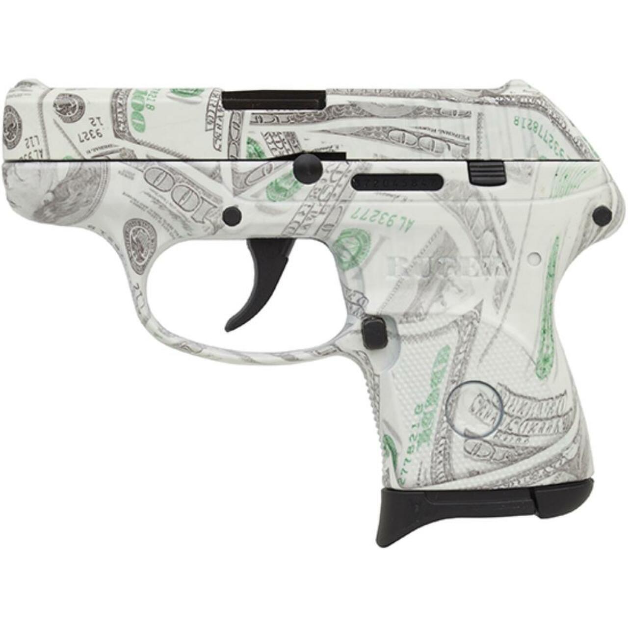 Image of Ruger LCP 380acp 2.75" Barrel $100 Bill Glowing Camo 6rd Mag