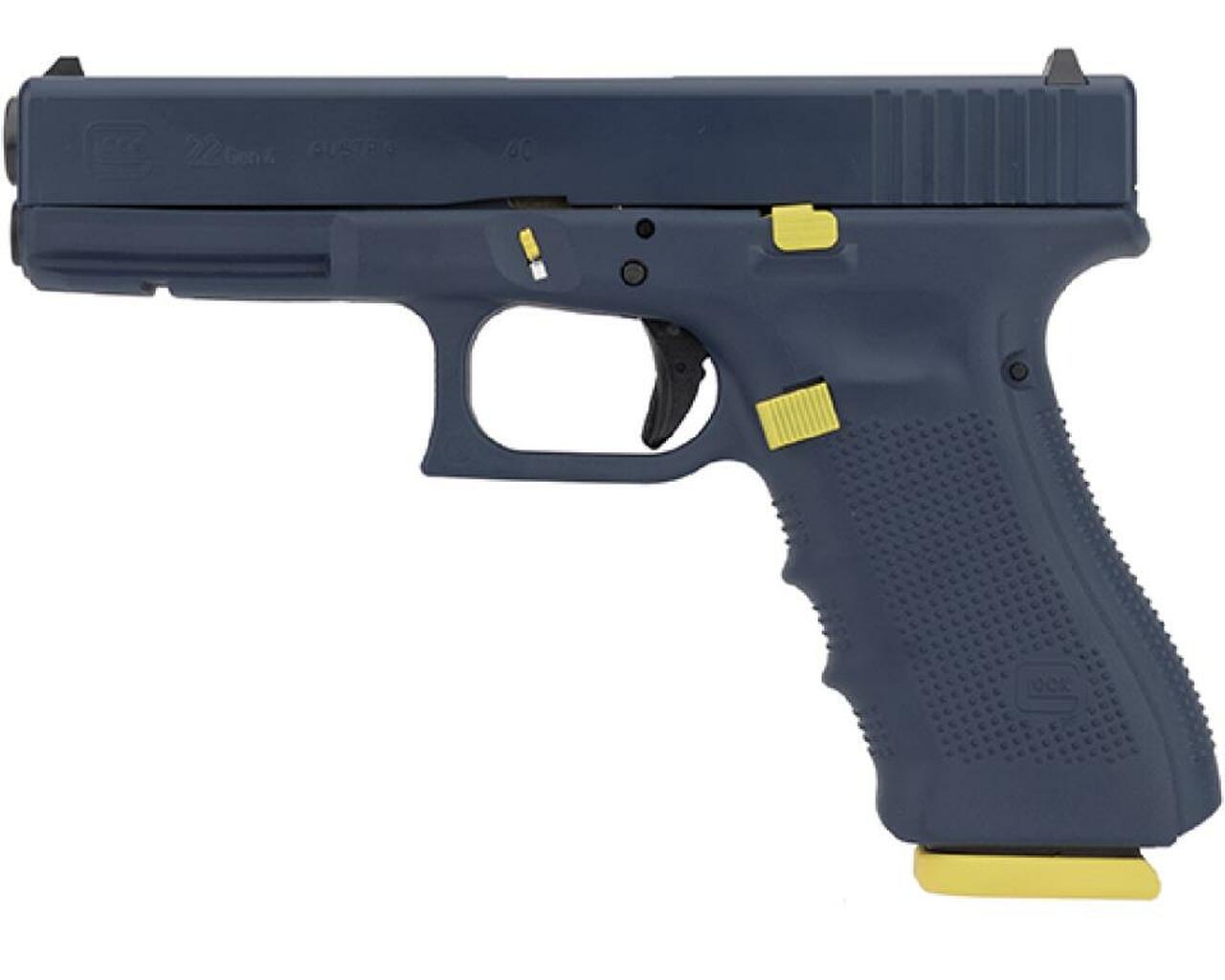 Image of GLOCK 22 GEN4 40SW 4.49 FS 15RD NAVY TRIBUTE