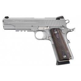 Image of Sig Sauer 1911 .45 ACP Stainless Finish with Blackwood Grips 1911R-45-SSS