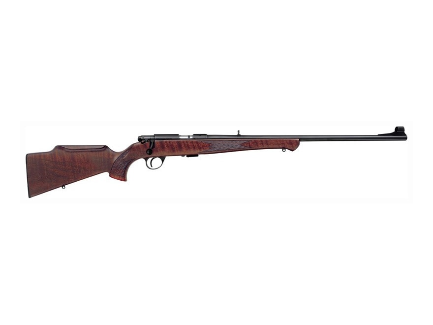 Image of Anschutz 1710 D KL Rifle 22 Long Rifle 23" Barrel Blue, Monte Carlo Walnut Stock
