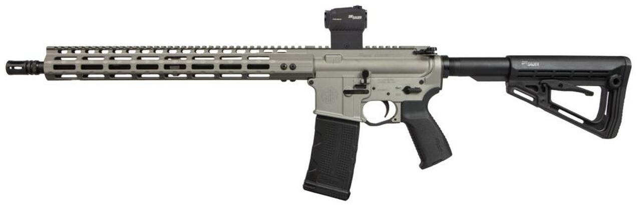 Image of Sig M400 Elite Ti AR-15 W/Red Dot 223/5.56 16" Barrel Thordsen Black Stock 30rd Mag