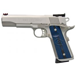 Image of Colt 1911 Gold Cup Trophy 9mm 9+1 Round Semi Auto Hammer Fired Pistol, Brushed Stainless - O5072XE