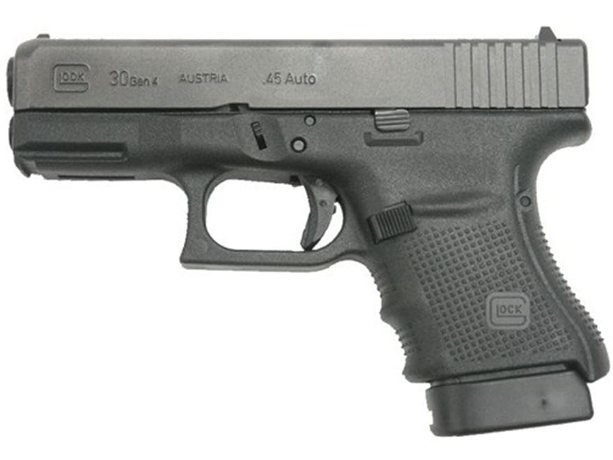 Image of Glock 30 Gen 4 Pistol 45 ACP Fixed Sights 10-Round Polymer Black