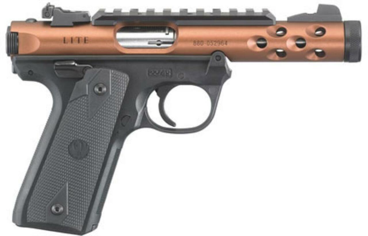 Image of Ruger Mark IV 22/45 Lite, 22LR, 4.4", Threaded, Bronze Anodized, 10rd