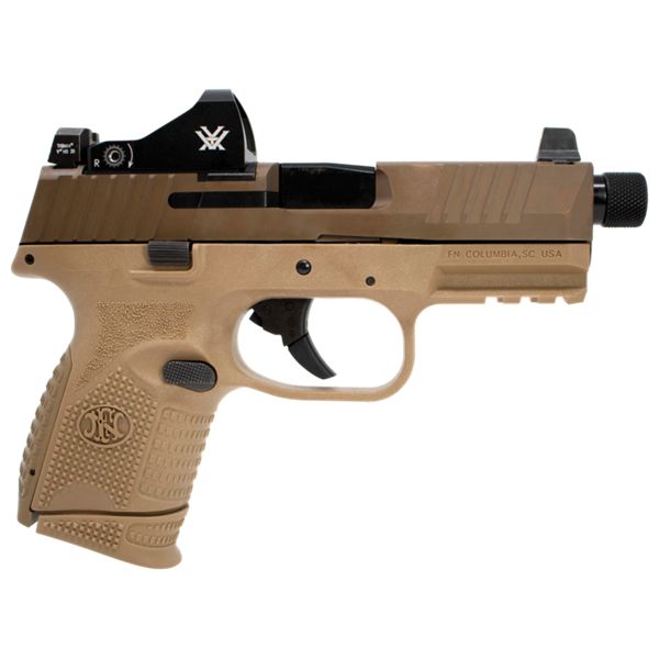 Image of FN 509 Compact Tactical Semi-Auto Pistol in FDE with Vortex Viper Micro Red Dot Sight Package