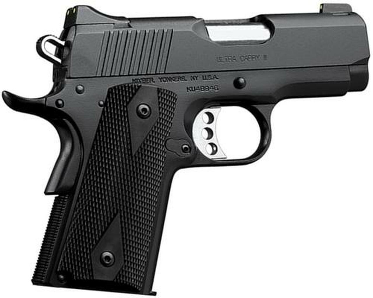 Image of Kimber Ultra Carry II, 1911 45ACP, 3" Barrel, 7rd, Matte Black Oxide, CA Approved