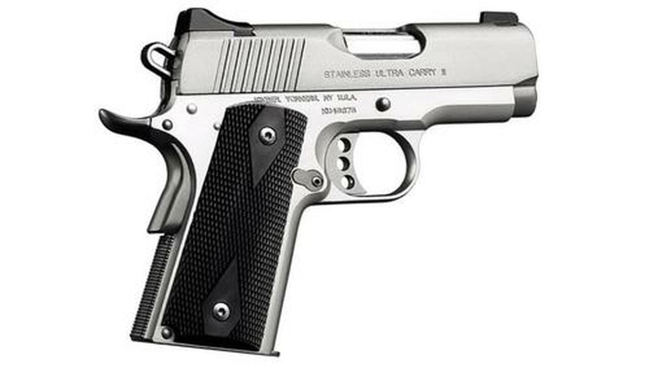 Image of Kimber Stainless Ultra Carry II, 1911 45ACP, 3" Barrel, 7 rd, CA Approved