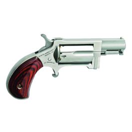 Image of North American Arms Sidewinder 22 Magnum 5rd Single Action Revolver, Stainless W/Wood Grips - NAA-SW