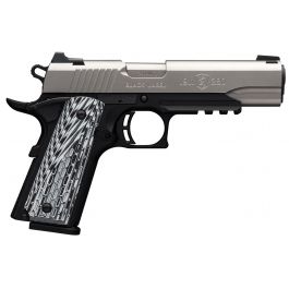 Image of Browning 1911-380 Black Label Pro Stainless Full Size 380 ACP Pistol with Rail 8 Round Locked Breech, Black - 051923492