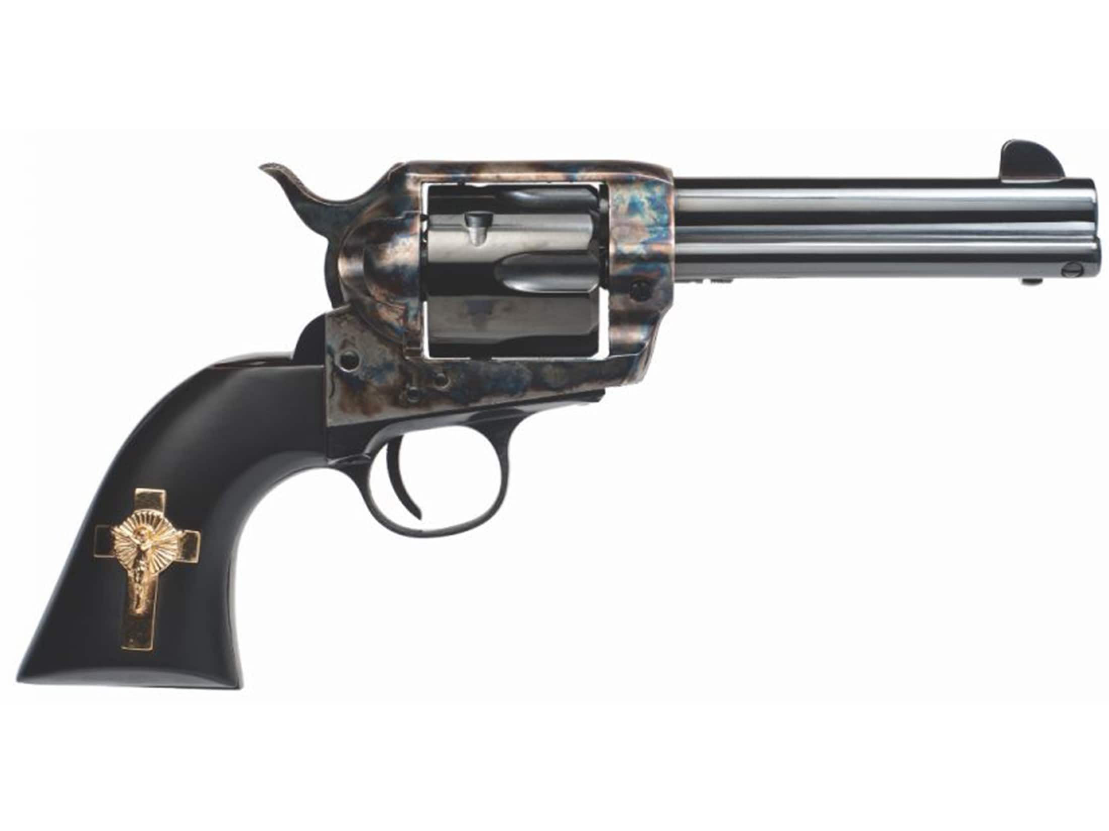 Image of Cimarron Holy Smoker 45 Colt, 4 3/4" Barrel, Cross PW, 6rd