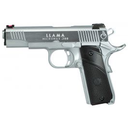 Image of Llama Micromax 380 ACP 7+1 Round Pistol, Hard Chrome - LMM380C