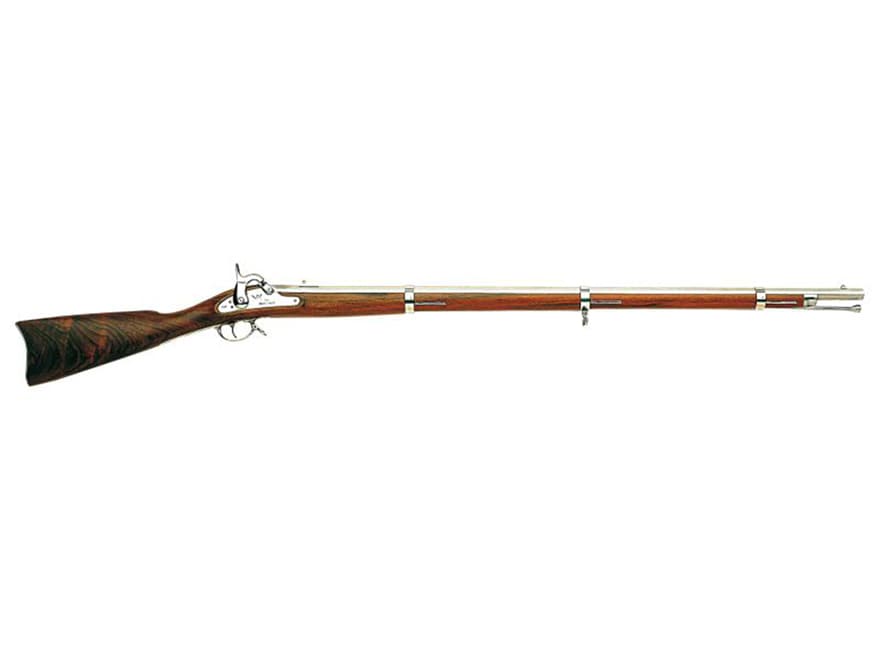 Image of Traditions 1861 Springfield Musket Muzzleloading Rifle 58 Caliber Percussion Rifled 40" Barrel Hardwood Stock