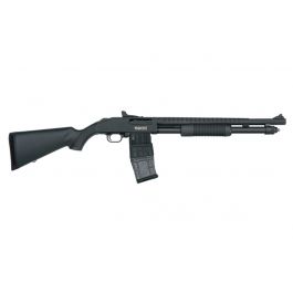 Image of Mossberg 590M 18.5" 12ga 2.75" Mag-Fed Pump Action Shotgun with Ghost Rings Sights - 50206