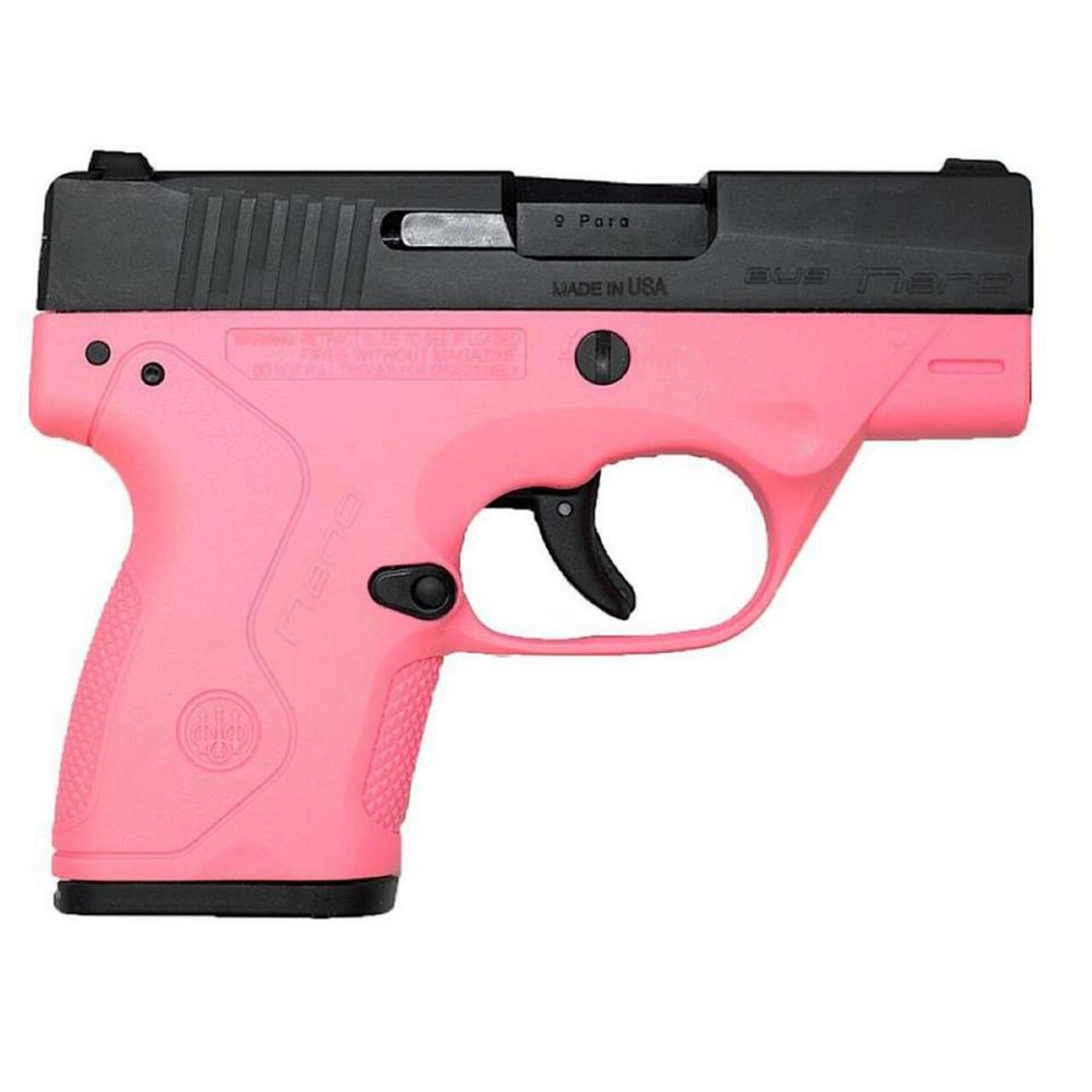 Image of Beretta Nano 9mm 3", Pink Frame