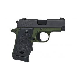 Image of Sig Sauer P938 Siglite Night Sights 9mm Pistol, Army Green - 938-9-AGF-AMBI