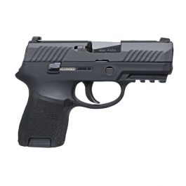 Image of Sig Sauer P320 Subcompact 9mm Pistol w/ Night Sights & Rail, Black