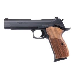 Image of Sig Sauer P210 Standard 9mm Pistol, Black w/ Walnut Grips - 210A-9-B