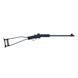 Image of Chiappa Little Badger 17 HMR Break Action Rifle, Black - 500.145